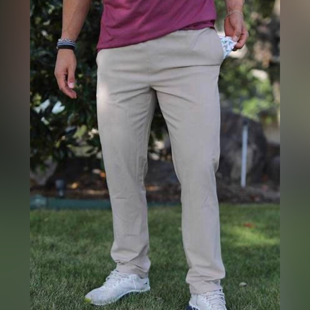 New Burlebo Performance Pants Khaki Tan S XXL